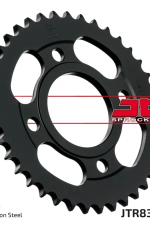 JT SPROCKETS - REAR STEEL 39T, 428 - Sprockets - Hoogwaardige staalconstructie Authentiek